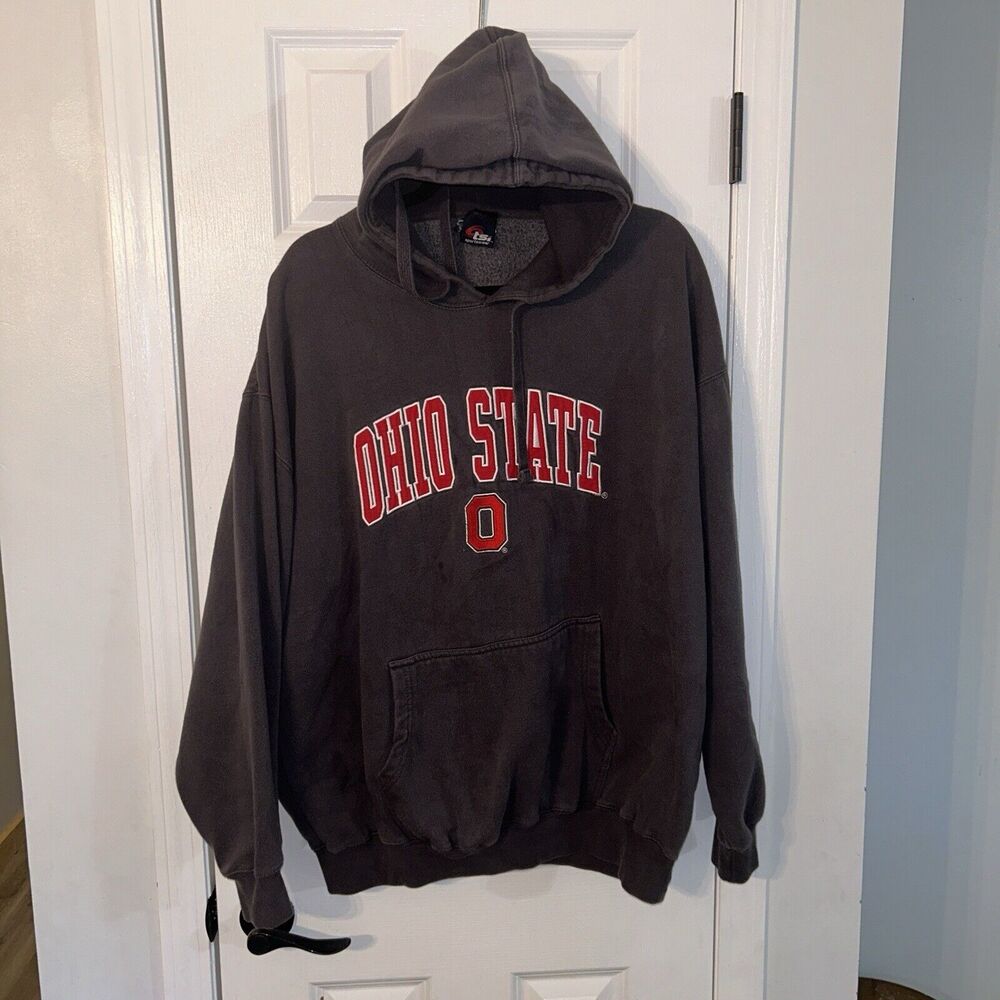 Ohio State University Hoodie Mens Sewn TSI SPORTSWEAR Buckeyes
